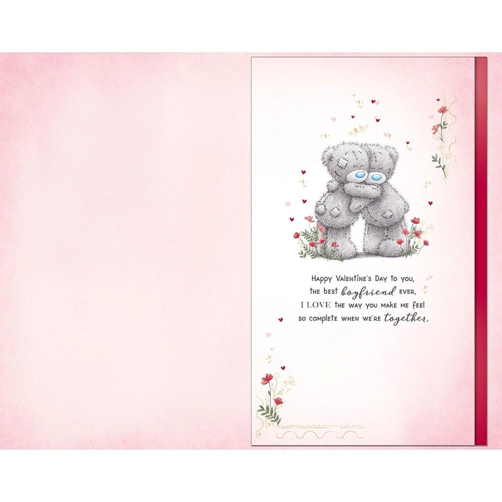 Gorgeous Boyfriend Handmade Me to You Bear Valentine's Day Card Extra Image 1